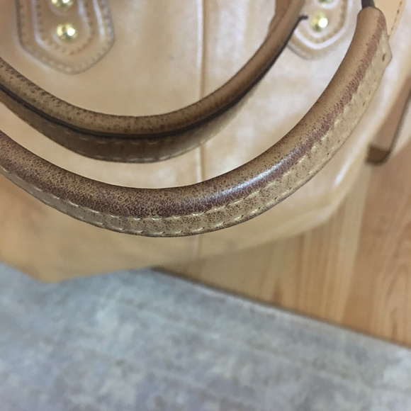 Coach Ashley Leather Satchel Camel - Picture 4 of 8